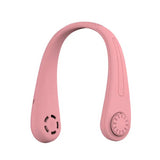 Summer Coog Leafless Hanging Neck Fan Bladeless Ventilator USB Rechargeable Neckband Fans Air Cooler