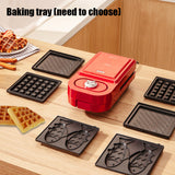 Multifunction Takoyaki Pancake Maker Baking Electric Timed Breakfast Machine Sandwich Waffle Maker Household