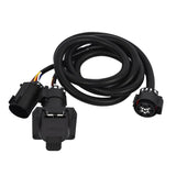 Trailer Wiring Harness Set 56070 7 Foot 7Pin Vehicle-Side Truck Bed For Chevy Dodge Ram GMC Ford Toyota