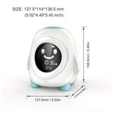 1pc Sleep Trainer Alarm Clock with Night Light, Sound Machine, Temperature Detect, and Sleep Timer - Perfect for Back to School, Thanksgiving, and Christmas Gifts for Boys and Girls
