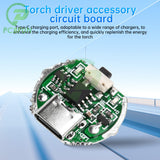 Flashlight USB28 Charging Driver 25mm 26mm 28mm Power Supply Circuit Board U2/L2 Bulb 18650/26650 Battery With Switch