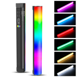 Portable 32cm/12.6in RGB Stick Magnetic LED Tube Wand 10W Photography Fill Light 2500K-9000K Dimmable