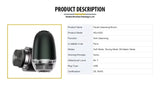 Multifunctional Cleanser Brush Cleanse Wireless Face Facial Cleansing and Exfoliating Device Black White Beauty Instrument