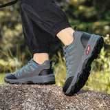 New low cut outdoor wear-resistant casual with breathable non slip mesh, lightweight and soft soled hiking shoes for couples