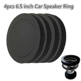 4pcs 6.5" Car Door Speaker Bass Foam Woofer Pad Noise Sound Wave Accessories High Quality Insulation Ring
