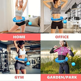 1pc 24/28/32 Sections Adjustable Sports Waist Circle, Slimming Removable Waist Massage Circle, Fitness Equipment For Gym