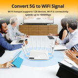 New SUNCOMM SE06 Snapdragon X62 AX1800 4G/5G SMA Antenna Wireless WiFi6 5.8G Hotspot CPE Vpn Mesh 5G sim card Router