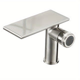 1pc Bathroom Single Lever Sink Faucet, Crane Brass Sink Faucet, Hot And Cold Water Tap, Bathroom Accessories