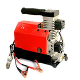 Portable Electric High Pressure Air Pump High Pressure Electric Air Red Oil Free Air Compressor 12V 250W 2700 Rpm