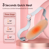 Rechargeable Warm Palace Belt Electric Heating Uterus Menstrual Stohache Waist Massager with 3 Modes for Women