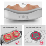 Abdominal massager Knead abdomen instrument Electric Vibration Fiess Massage tool physiotherapy heating Burning fat slimming