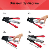 1 Assembg Cage Pliers 2500 Pcs Nails Chicken Birds Poultry Installation Tool Animal Cages Accessories