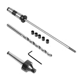 MT2 Metal Pen Woodturning Accessories - Mandrel with Bushings for Woodworking Workshop