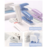 Single Hole Punch Paper Circle Puncher Mini DIY Cutter Up to 40 Sheets Punching for A4 A5 B5 Notebook Scrapbook