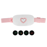Waist Massage Belt LED Indicator Relieve Pain Waist Massage Heating Belt Adjustable Size Vibrating for Women for Home Work Use