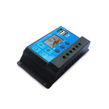 100A Charge Controller 12V/24V Adjustable LCD Display Solar Panel Battery Regulator With USB Port