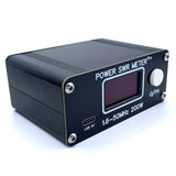 Max 200W 1.6-50MHz HF Frequency Band Shortwave Power Standing Waves Digital Display PWR SWR Meter with 1.29 Inch