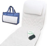 3D Air Mesh Anti-Skidding Spa Mat Suction Cups Full Body Bath Cushion With Pillow