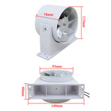 AC220V 20W 50HZ Duct Fan with bracket 1PC 4 inch exhaust fan