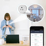 10A/16A/20A US Smart Socket WiFi Tuya Plug Outlet Timing Function Voice Control Smart Life APP Remote Control Smart Sockets