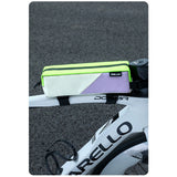 ESLNF Portable Cycg Top Tube MTB Road Tool Bag Color Block Waterproof Ultralight Bicycle Pannier Pocket