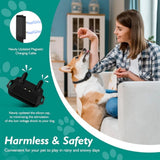 2024 New GPS Wireless Fence System, Electric Smart Automatic Barking Stop Device, OLED Screen Pet Dog Training Shock Collar