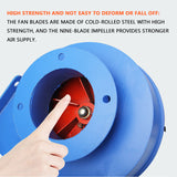 W5-47 multi-wing centrifugal high temperature resistant boiler induced draft kitchen exhaust fan