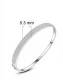 Women's Temperament Full Of Stars With Diamonds Sterling Silver Bracelet