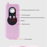 35000rpm High Speed Adjustable Long Battery Life Nail Polisher Drill Bits Manicure Machine Strong For Nails