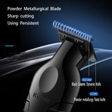 Kemei KM-2299 Men's Cordless Hair Clipper USB Rechargeable Electric Hair Clipper Zero Gap Trimmer Electric Hair Cutting Machine