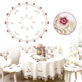 Round Tablecloth Art Household round tablecloth waterproof Europe Tablecloths on table dinning wer Fabric dust cover new year