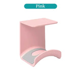 Universal Headphone Stand Adhensive Plastic Wall Mount Hanger Under Desk Headset Rack Holder Support For Gaming Earphone Bracket