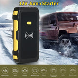Strong Jump and Power Bank Large Capacity 1200A Peak 12V Portable Car Battery Starter with LED Light/USB