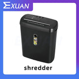 220V Paper Shredder Cross-cut ffice 12L Large Capacity Electric Document Strip Level 2 Confidential 8 9 Sheet Shredding