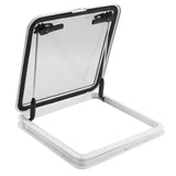 Boat Porthole L565 W565mm Wide Open Angle Tempered Glass Deck  Window Waterproof Heavy Duty UV Resistant for Boat for RV