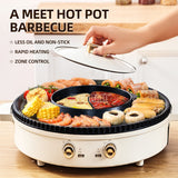 Multifunctional Electric Indoor Portable Food Barbecue Pot