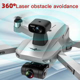 KF102 GPS Drone 4k Profesional 8K HD Camera 2-Axis Gimbal Anti-Shake Photography Brushless Foldable Quadcopter RC Distance 1200M