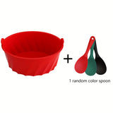 1pc Reusable Cooking Pot Liners, Silicone Slow Cooker Liners, Easy Clean And Leak Proof Cooking Bags, Fit 6 To 8 Quart
