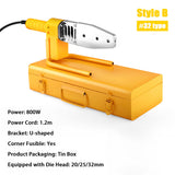 Pipe Welding Machine 600/800/1000/1200W 20-110mm Pipe Soldering Iron Plastic Welding Tool PP/PPR/PB/PE Tube Heating Hot Melt Tool