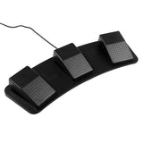 Premium FS23-P USB Triple Foot Pedal - Photoelectric Switch for Image Acquisition & Music Game Control