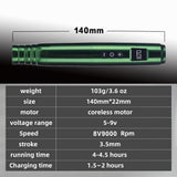 2023 New Wireless Battery Tattoo Machine Pen For Permanent Makeup Eyebrow Lip Eye tattoo Powerful Coreless Motor Charge1200mAh