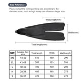 Professional Split Frog AntiSlip Crawl Dive Snorkeg Training Flippers Diving Shoes Swimming Equipment