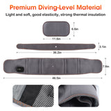 Electric Heating Massager Vibration Hot Compress Lumbar Brace Belt Waist Massage Back Support Relax Blood Circulation