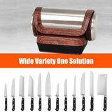 Rolg Kit Metal System with Magnetic Base 15/18/20/25 Degree Sening Knife Sener Set