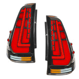 Car LED Tail Light Digital Theme LED Rear Lamp ABS PMMA PC High Brightness Fast Moving Animation 1 Pair for Replacement