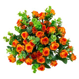 3 Pack Artificial Flowers Fake Silk Rose Decoration Faux Flower Bouquet For DIY Vase Home Wedding Party