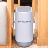 1pc Simple Press Type Trash Can, Clip Seam Toilet Garbage Can, Household Garbage Storage Box With Lid, Living Room Bedroom Bathroom Trash Can, Home Essential