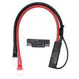 Battery Charging Cable to O Ring Terminal Connectors Harness 10AWG Quick Disconnect with 1 Sae Polarity Reverse Connector.