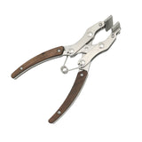 Stainless Steel Leather Flat Pliers Parallel Pliers Handmade DIY Craftsman Leathercraft Tools Leather Tool Pliers