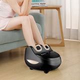 Intelligent Electric Foot Massager Machine Vibrator Infrared Heating Therapy Shiatsu Kneading Air Pressure Fatigue Relieve